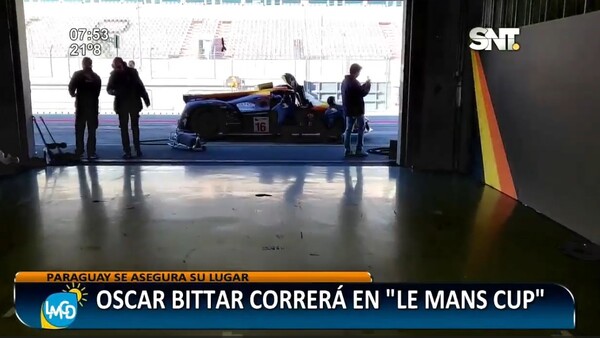 Óscar Bittar correrá en "Le Mans Cup" - SNT