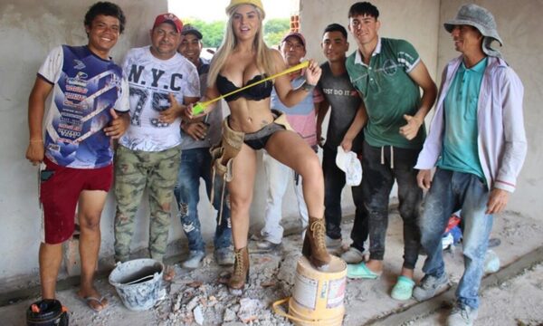Cuerona sorprendió a albañiles en una obra por día de los trabajadores y héroes del país