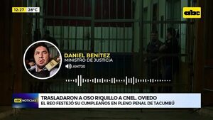 Trasladaron a “Oso Riquillo” a Cnel. Oviedo - ABC Noticias - ABC Color