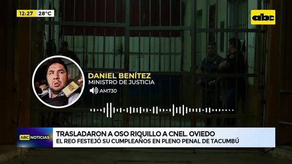 Trasladaron a “Oso Riquillo” a Cnel. Oviedo - ABC Noticias - ABC Color