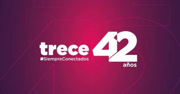 La Nación / ¡El Trece está de fiesta! el canal que le dio color a la TV paraguaya cumple 42 años