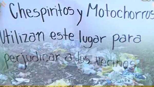 Exigen la limpieza de un terreno en Areguá - SNT
