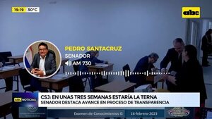 CSJ: en unas tres semanas estaría la terna - ABC Noticias - ABC Color