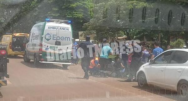 Hermanitos que salían de la escuela fueron atropellados por motocicleta en el Km 13 – Diario TNPRESS