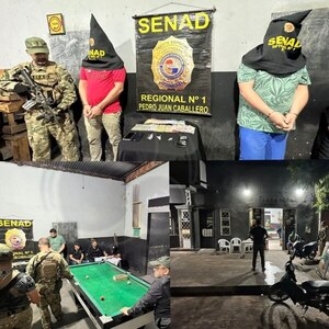 Detienen a dos con droga en un lugar de juego de billar