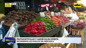 Escasean frutas en el Mercado 4, comerciantes igual ofrecen productos en oferta - ABC Noticias - ABC Color