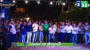 Multitudinaria concentración en apoyo a candidatura de Abel González en Horqueta