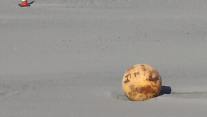 Diario HOY | ¿Qué se sabe de la misteriosa bola naranja de hierro que apareció en la costa de Japón?