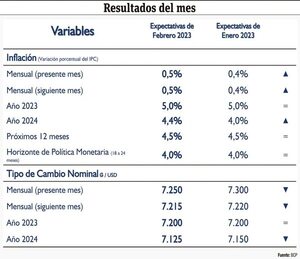 Agentes estiman que febrero cerrará con una menor inflación - Económico - ABC Color