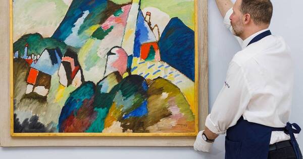 La Nación / Obra maestra de Kandinsky sale a subasta en Londres