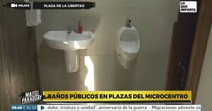 La Nación / Municipalidad de Asunción instala sanitarios en plazas céntricas