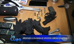Cae banda de presuntos ladrones domiciliarios en Fernando de la Mora | Telefuturo