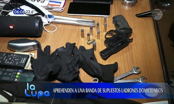 Cae banda de presuntos ladrones domiciliarios en Fernando de la Mora | Telefuturo