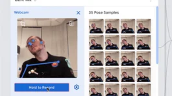 Esta web analiza en tiempo real movimientos y voz para crear una inteligencia artificial