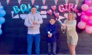 Dahiana Bresanovich y Blas Riveros ya saben qué les trae la cigüeña
