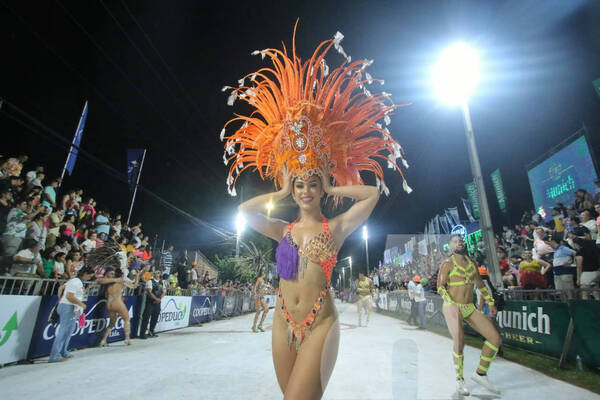 Una Bombonazo en el carnaval de Villarrica