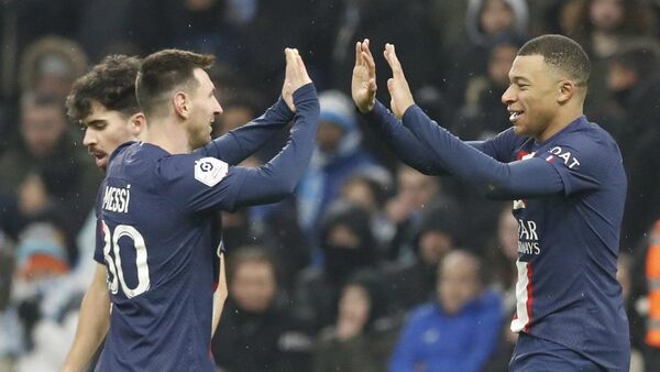 PSG le gana el clásico al Marsella con la dupla Messi-Mbappé
