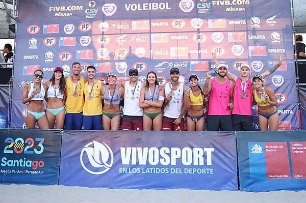 Cuarta medalla de plata para Paraguay en voley playa femenino - La Tribuna
