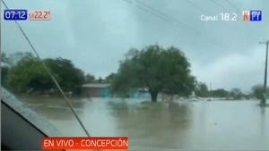Concepción, Alto Paraguay y Presidente Hayes bajo agua por intensas lluvias - Noticias Paraguay