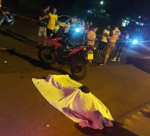 Fatal caída de motociclista sobre la ruta PY02, en Ciudad del Este - ABC en el Este - ABC Color