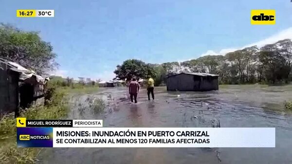 Inundación en Puerto Carrizal - ABC Noticias - ABC Color