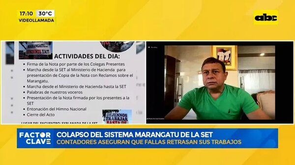 Colapso del Sistema Marangatu de la SET - Factor Clave - ABC Color