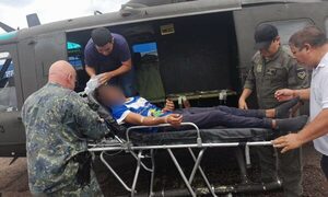 Péndex fue mordido por una cascabel y ahora lucha por su vida