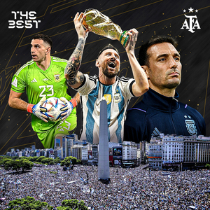 Messi, Scaloni y “Dibu” Martínez recibieron premio “The Best” de la FIFA | 1000 Noticias