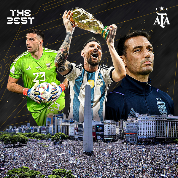 Messi, Scaloni y “Dibu” Martínez recibieron premio “The Best” de la FIFA | 1000 Noticias