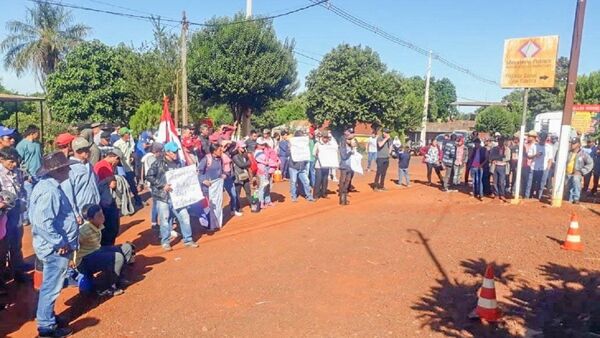 Edelira: Manifestación para exigir justicia por crimen de un labriego