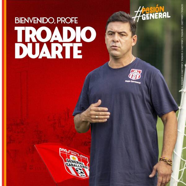 Troadio Duarte es el nuevo técnico de General Caballero JLM