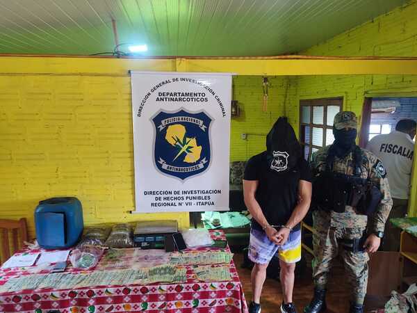 Diario HOY | Incautan droga y detienen a una persona con orden de captura en Itapúa