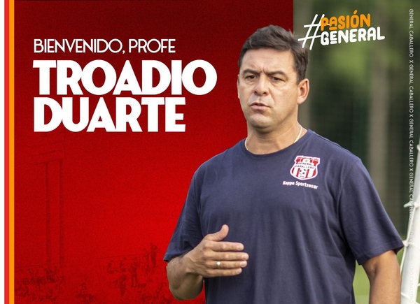 General Caballero presentó a Troadio Duarte como nuevo DT del Rojo Mallorquino