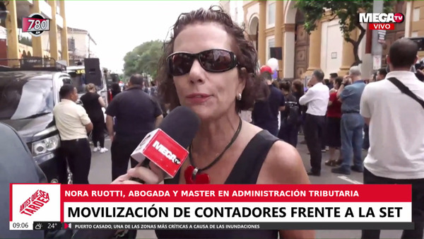 Protesta frente a la SET: Nora Ruoti calificó a Óscar Orué de "negligente y prepotente" - Megacadena — Últimas Noticias de Paraguay