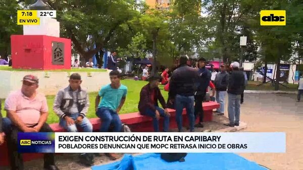 Exigen construcción de ruta en Capiibary - ABC Noticias - ABC Color
