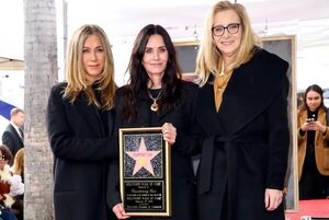Courteney Cox descubrió su estrella en Hollywood rodeada de Jennifer Aniston y Lisa Kudrow - Gente - ABC Color