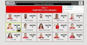 Diario HOY | ¿Qué pasó acá?: "Culo" aparece por error en simulador de máquina de votación
