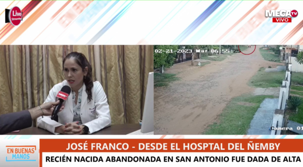 Beba recién nacida que había sido abandonada en San Antonio ya fue dada de alta - Megacadena — Últimas Noticias de Paraguay