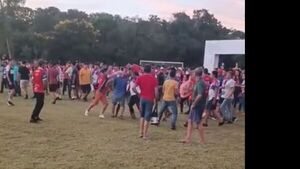 Final de la liga futbolera de Carapeguá opa akãcharape