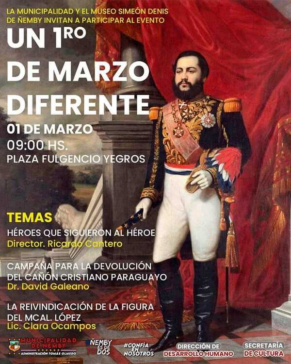 LA MUNICIPALIDAD DE ÑEMBY INVITA HOY A LAS 09HS A VIVIR "UN 1º DE MARZO DIFERENTE” - La Voz del Norte