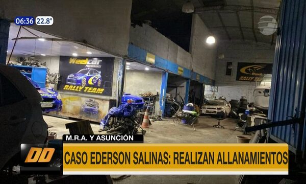 Caso Ederson Salinas: Allanamientos en Mariano Roque Alonso y Asunción | Telefuturo