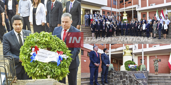 CEREMONIA EN CONMEMORACIÓN DEL DÍA NACIONAL DE LOS HÉROES SE CUMPLIÓ EN LA GOBERNACIÓN DE ITAPÚA - Itapúa Noticias