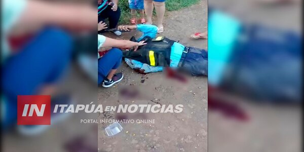 INSPECTOR DE TRÁNSITO HERIDO EN CAMBYRETÁ SE RECUPERA FAVORABLEMENTE - Itapúa Noticias