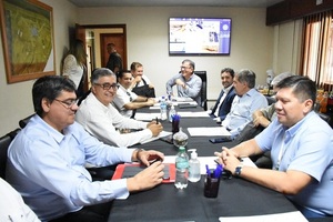 Directores ejecutivos de Yacyretá se reúnen con presidente de la ANDE