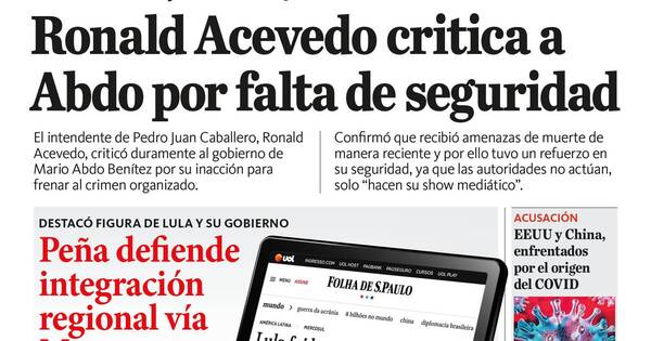 La Nación / LN PM: edición mediodía del 1 de marzo