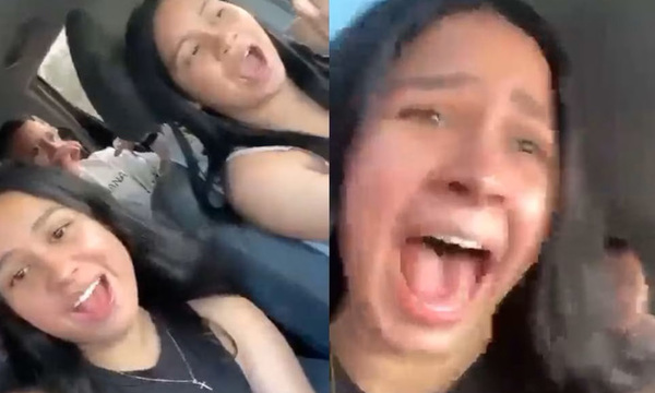 Jóvenes que grababan un TikTok mientras conducían registraron su propio accidente - OviedoPress