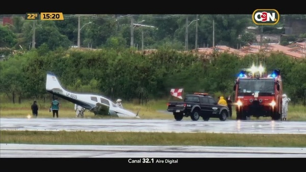 Accidente aéreo en el Silvio Pettirossi - C9N
