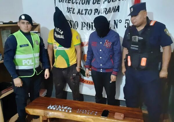 Detienen a supuestos distribuidores de drogas - ABC en el Este - ABC Color