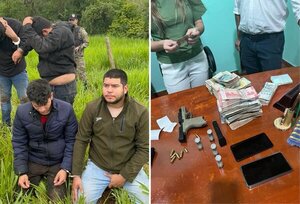 Aprehenden a cuatro hombres por presunto robo agravado en Salto del Guairá
