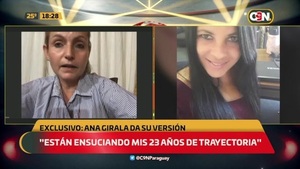 EXCLUSIVO | Ana Girala da su versión: "Están ensuciando mis 23 años de trayectoria" - C9N